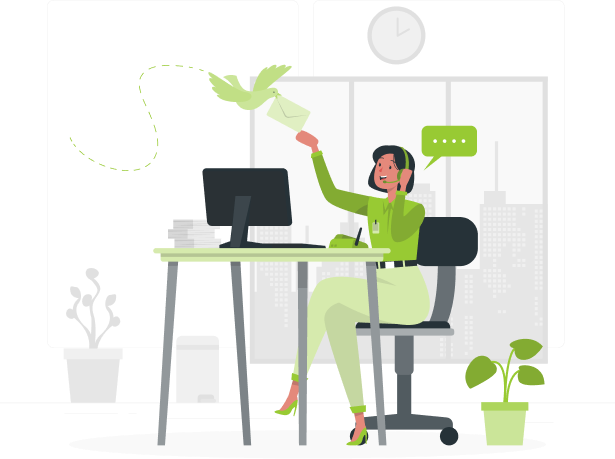 Contact us illustration